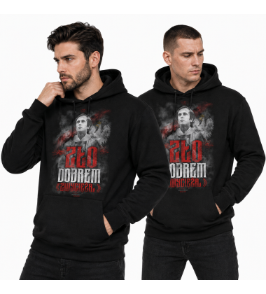 Bluza z kapturem ZŁO DOBREM ZWYCIĘŻAJ